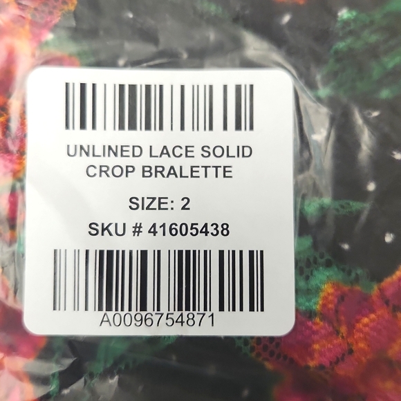 ❤️NWT VINTAGE TORRID LINGERIE - LACE LONGLINE BRALETTE - FLORAL POWER MESH - Picture 11 of 15